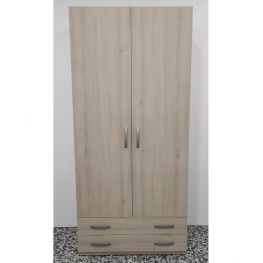 Armario 2 puertas con 2 cajones outlet